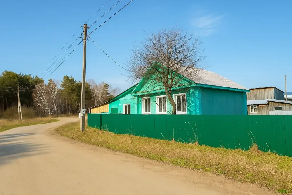 Дом , п. Коркодин, ул. Школьная, 1А