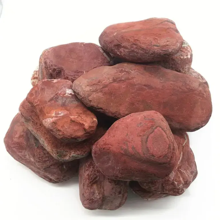 Яшма сургучная шлифованная